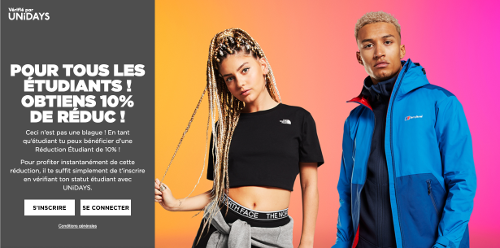 Image de l'offre étudiante 10% de remise sur JD sports 