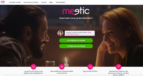 image du site web Meetic