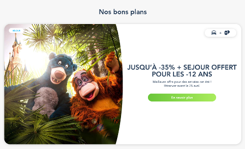 image de la rubrique Bons plans sur disneylandparis.com